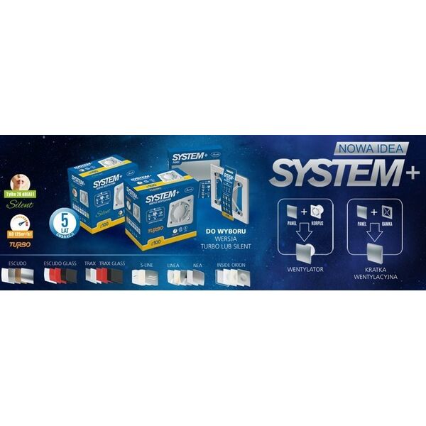 AWENTA Wentylator łazienkowy Escudo fi125 175m3/h 18W 230V biały Awenta WEB125 12456704 5905033303997