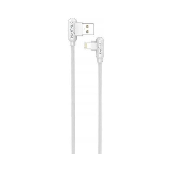 Kabel USB Maxximus USB-A - Lightning 1 m Biały 12467550 5901313413691