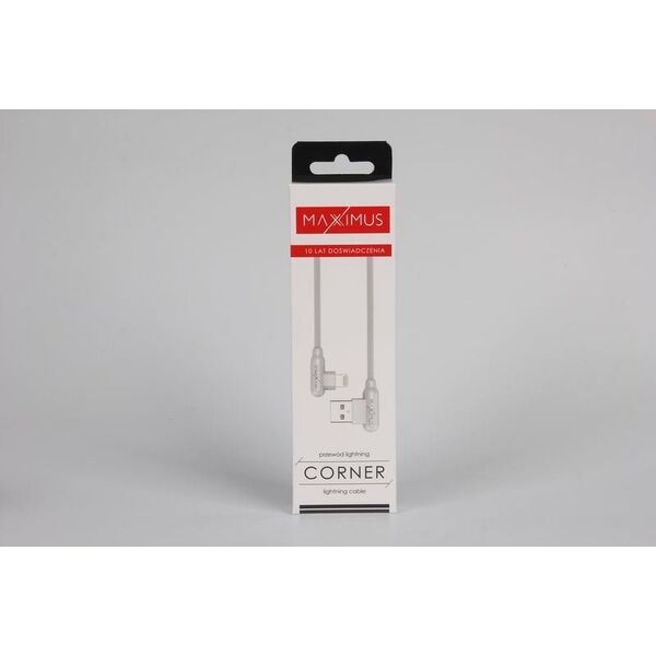 Kabel USB Maxximus USB-A - Lightning 1 m Biały 12467550 5901313413691