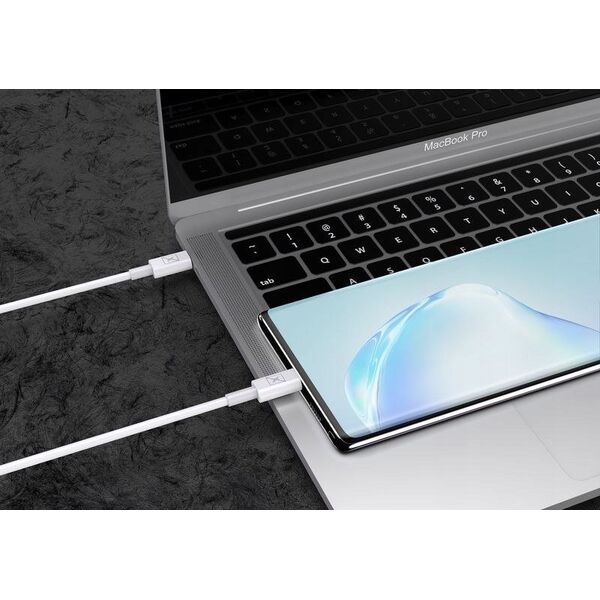 Kabel USB Maxximus USB-C - USB-C 1 m Biały 12467554 5901313414018