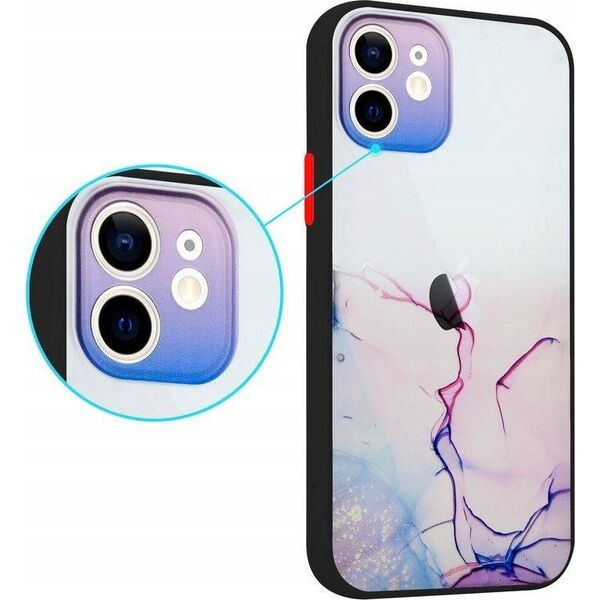 Maxximus MX AQUARELLE IPHONE 11 PRO FIOLETOWO-RÓŻOWY / PURPLE-PINK 12467558 5901313072386