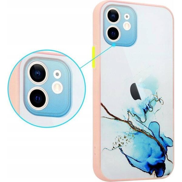 Maxximus MX AQUARELLE IPHONE X/XS NIEBIESKO-BIAŁY / NAVY-WHITE 12467582 5901313072232