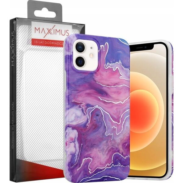 Maxximus MX MARBLE IPHONE 12 PRO MAX PINK / RÓŻOWY 12467676 5901313071938