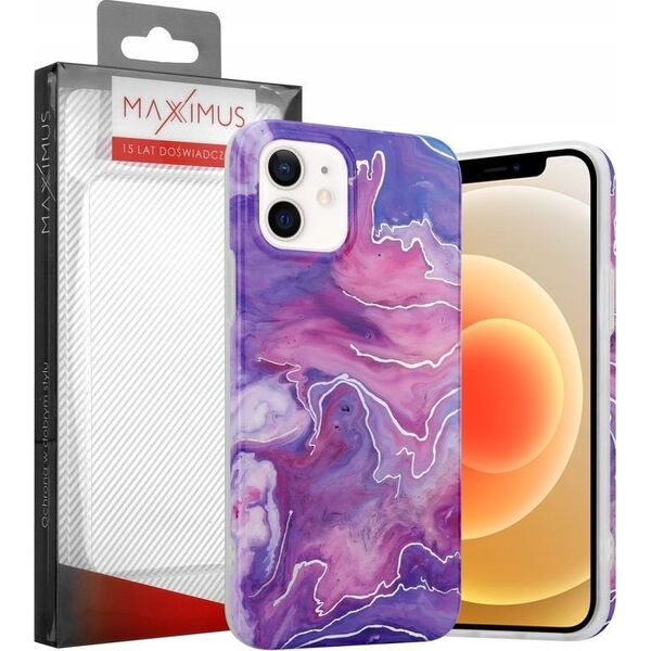 Maxximus MX MARBLE IPHONE 13 PINK / RÓŻOWY 12467679 5901313073475