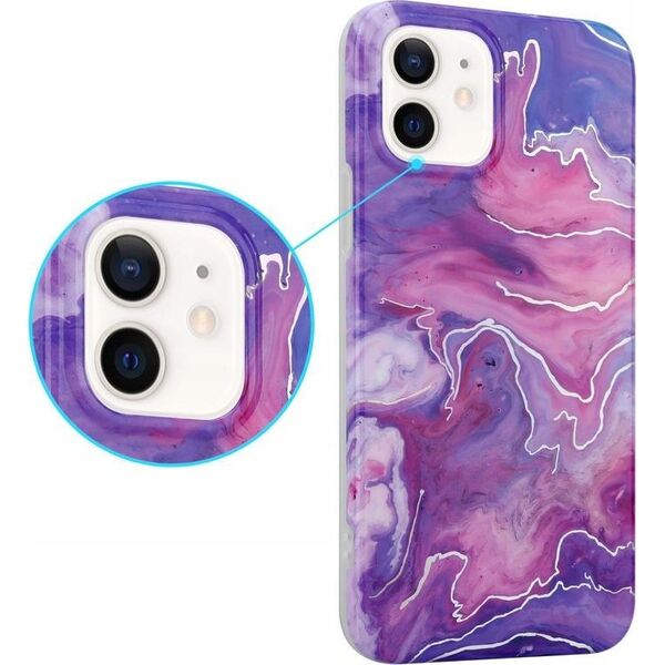 Maxximus MX MARBLE IPHONE 13 PINK / RÓŻOWY 12467679 5901313073475