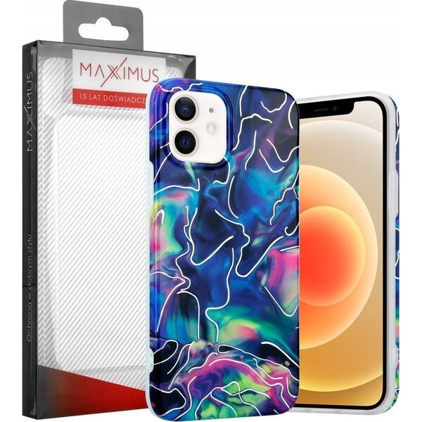 Maxximus MX MARBLE IPHONE 13 PRO MAX NAVY / GRANATOWY 12467680 5901313073512