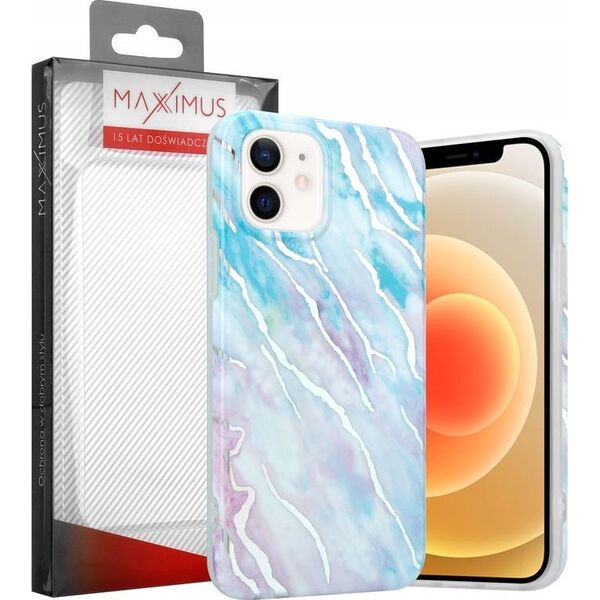 Maxximus MX MARBLE IPHONE 13 PRO MAX WHITE / BIAŁY 12467681 5901313073529