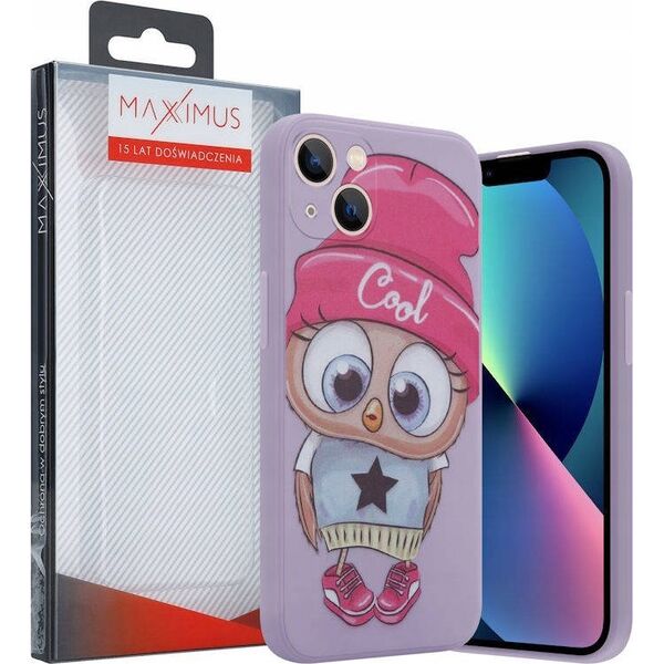 Maxximus MX OWL COOL IPHONE 11 PRO MAX PURPLE / FIOLETOWY 12467703 5901313074717