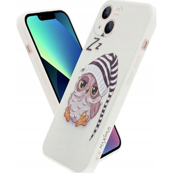 Maxximus MX OWL SLEEPY IPHONE 11 PRO BEIGE / BEŻOWY 12467760 5901313074878