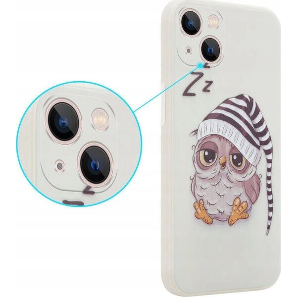 Maxximus MX OWL SLEEPY IPHONE 11 PRO BEIGE / BEŻOWY 12467760 5901313074878