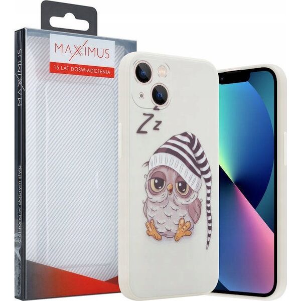 Maxximus MX OWL SLEEPY IPHONE X/XS BEIGE / BEŻOWY 12467805 5901313075073