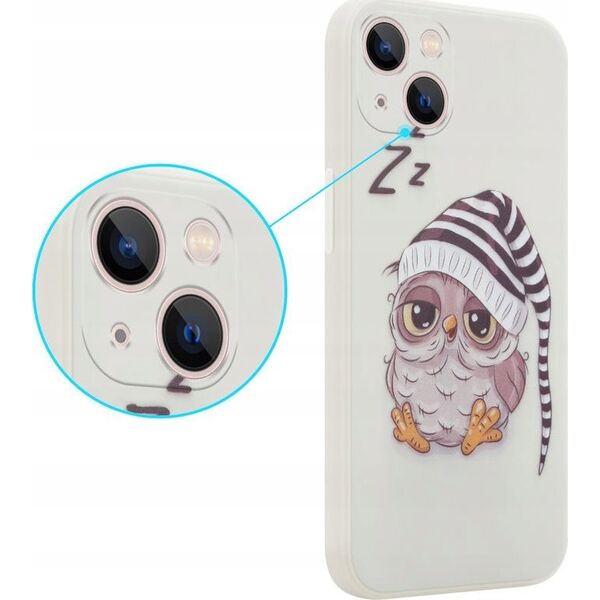Maxximus MX OWL SLEEPY SAMSUNG S21 5G BEIGE / BEŻOWY 12467823 5901313075196
