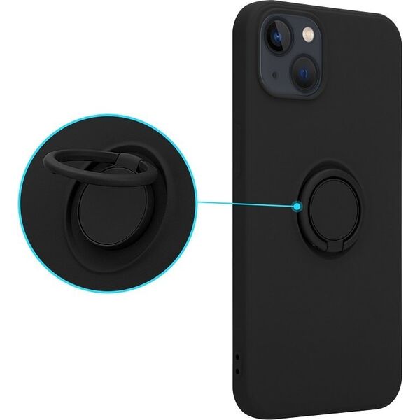 OEM Etui Silicon Ring do Iphone 11 PRO czarny 12468305 5901313834656