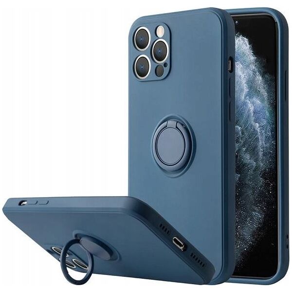 OEM Etui Silicon Ring do Iphone 11 PRO niebieski 12468308 5901313834663