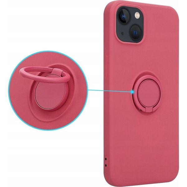 OEM Etui Silicon Ring do Iphone 13 jasno czerwony 12468375 5901313834892