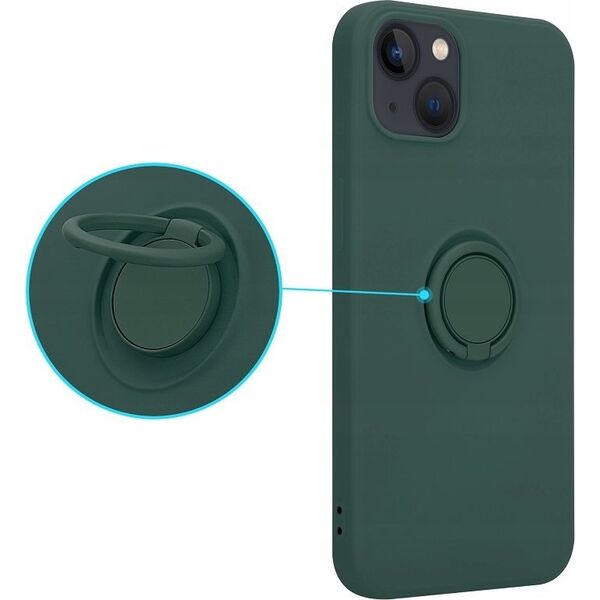OEM Etui Silicon Ring do Samsung A52 4G/5G zielony 12468431 5901313835127