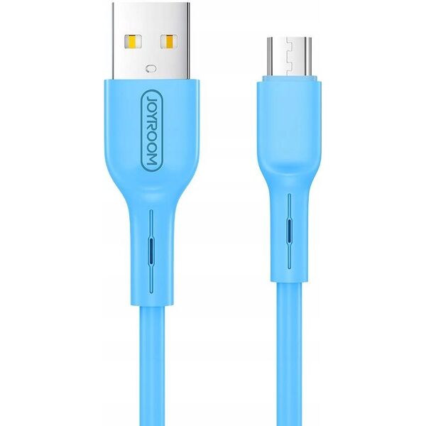 Kabel USB Joyroom USB-A - microUSB 1 m Niebieski 12480453 6956116793937