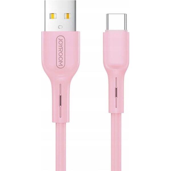 Kabel USB Joyroom USB-A - microUSB 1 m Różowy 12480454 6956116793920