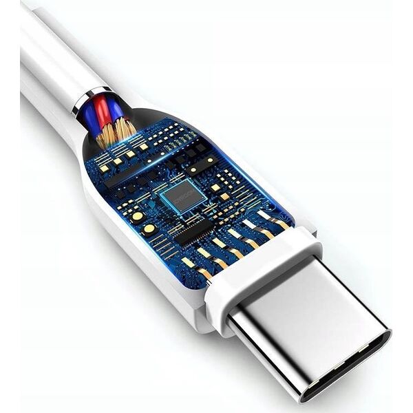 Kabel USB Joyroom USB-A - microUSB 1 m Niebieski 12480455 6956116793975