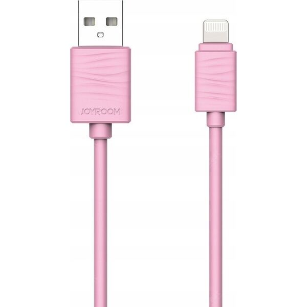 Kabel USB Joyroom USB-A - Lightning 1 m Różowy 12480458 6956116793463