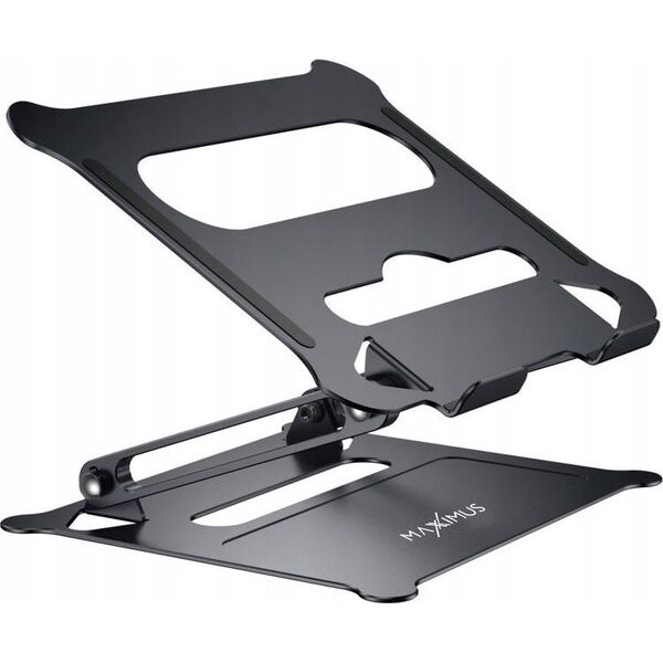 Maxximus MAXXIMUS FOLD PRO LAPTOP STAND GRAY/SZARY, regulowana podstawka 12480483 5901313414094