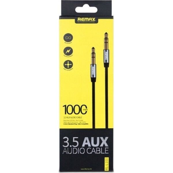Kabel Remax KABEL JACK-JACK 3,5mm 1M REMAX biały 12480532 5901313881414