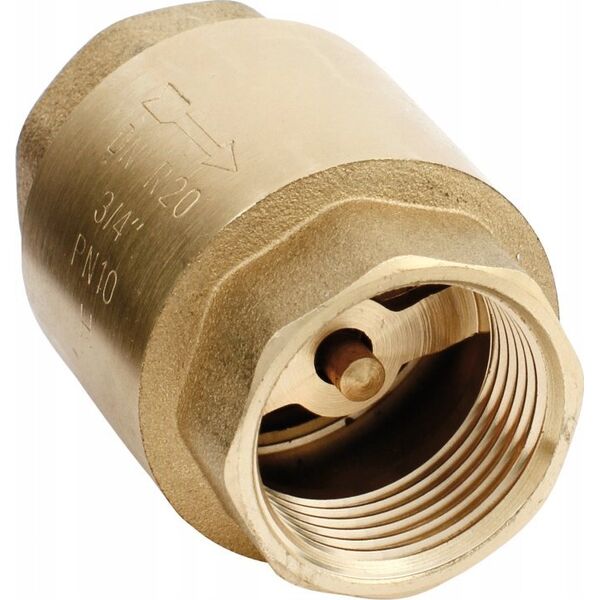 AQUER Zawór zwrotny Aquer ZZ1/2 GM TK 1/2" z mosiężnym grzybkiem 12510087 5902560903782