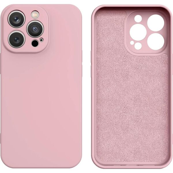 Hurtel Silicone case etui iPhone 14 Plus silikonowy pokrowiec różowe 12512055 9145576262337