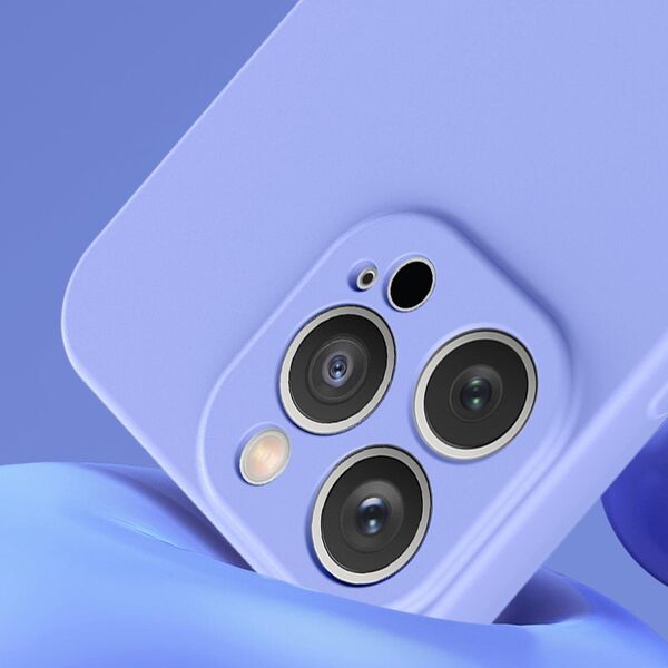 Hurtel Silicone case etui iPhone 14 Plus silikonowy pokrowiec beżowe 12512548 9145576262344
