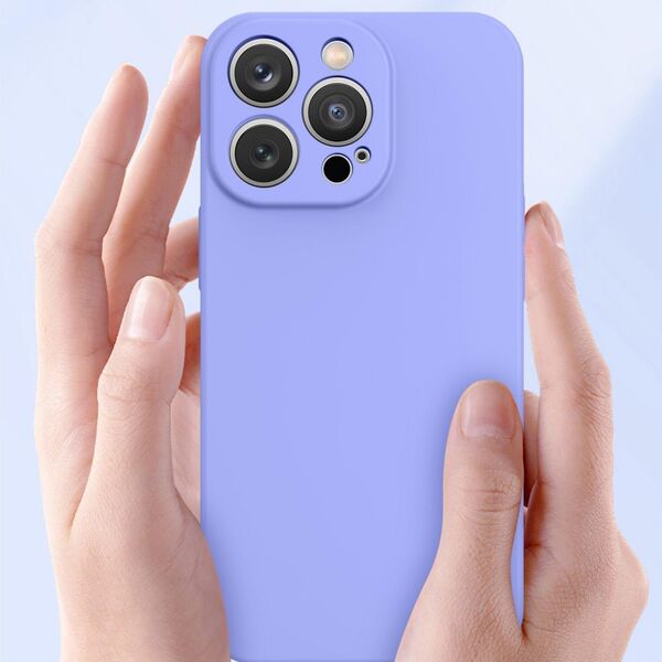 Hurtel Silicone case etui iPhone 14 Plus silikonowy pokrowiec beżowe 12512548 9145576262344