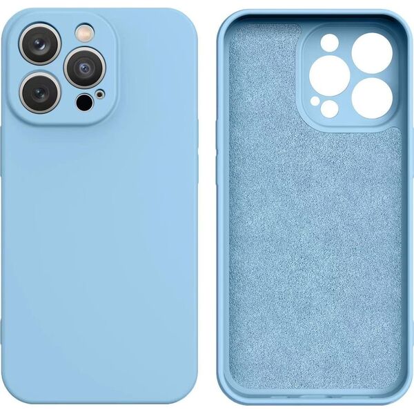 Hurtel Silicone case etui Xiaomi Redmi Note 11 Pro 5G / 11 Pro / 11E Pro silikonowy pokrowiec jasnoniebieskie 12512560 9145576263204