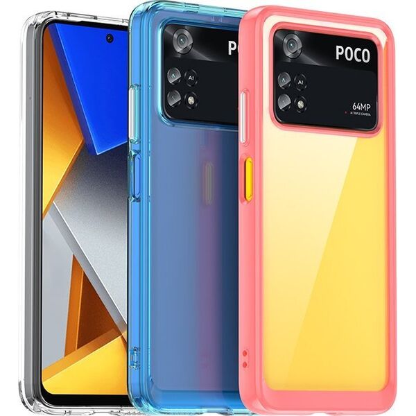 Hurtel Outer Space Case etui Xiaomi Poco M4 Pro pokrowiec z elastyczną ramką czarne 12514440 5907769310829