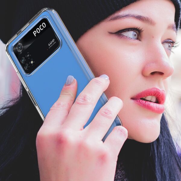 Hurtel Outer Space Case etui Xiaomi Poco M4 Pro pokrowiec z elastyczną ramką czarne 12514440 5907769310829