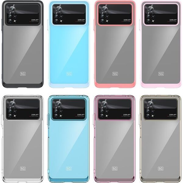 Hurtel Outer Space Case etui Xiaomi Poco X4 Pro 5G pokrowiec z elastyczną ramką czarne 12514441 5907769310799