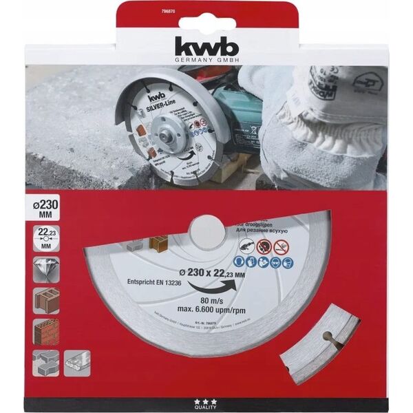 Einhell TARCZA DIAMENTOWA DO BETONU, KAMIENIA 230MM 49796870 12516422 4009317968702