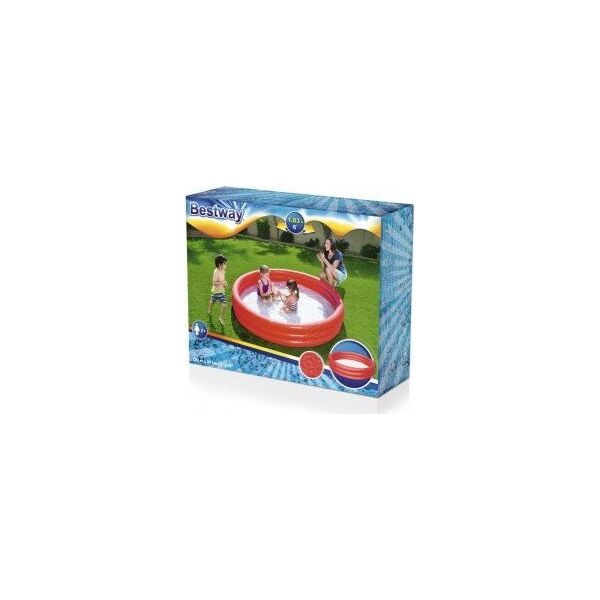 Bestway Bestway 51027 Basen dmuchany Czerwony 1.83m x 33cm 12517581 6941607325469