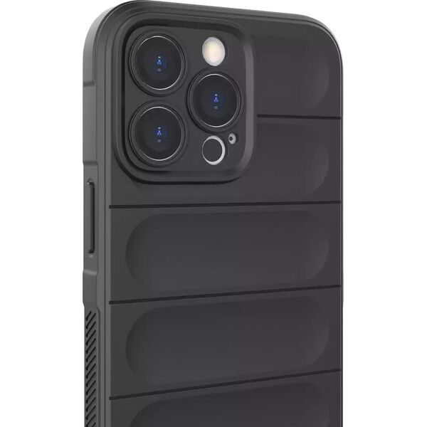 4kom.pl Magic Shield Case etui do iPhone 13 Pro elastyczny pancerny pokrowiec czarny 12519320 9145576258545