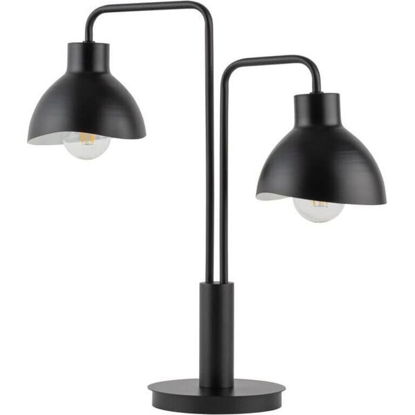 Lampa stołowa Sigma Czarna lampa stołowa Holi metalowa na biurko do gabinetu 12519997 5905143281130