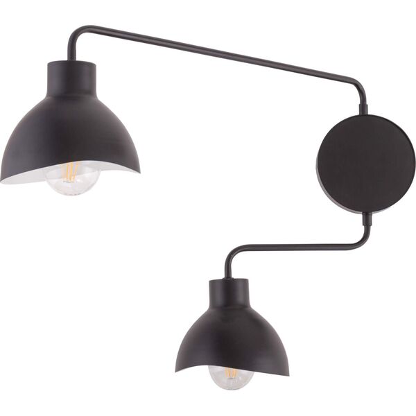 Kinkiet Sigma Obrotowa lampa ścienna Holi nowoczesna do salonu czarna 12520000 5905143282885