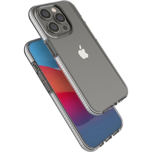 Hurtel Spring Case etui iPhone 14 Pro silikonowy pokrowiec z ramką jasnoniebieskie 12521394 9145576265314