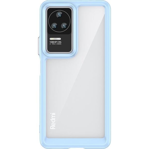 Hurtel Outer Space Case etui Xiaomi Poco F4 5G pokrowiec z elastyczną ramką niebieskie 12521400 5907769310751