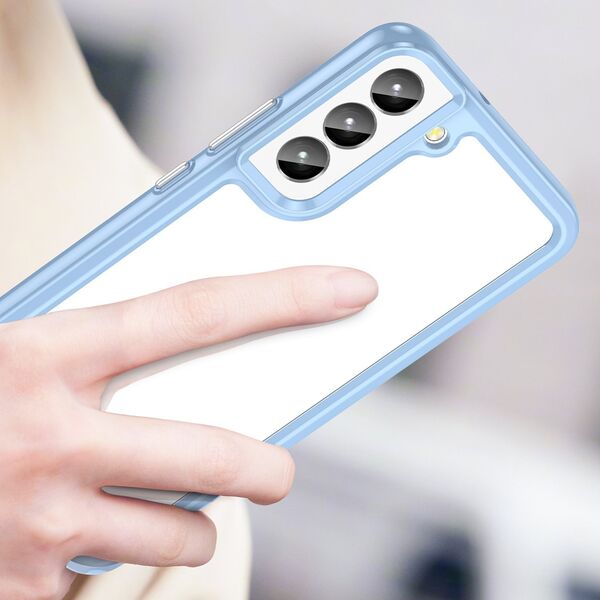 Hurtel Outer Space Case etui Samsung Galaxy S23+ pokrowiec z elastyczną ramką niebieskie 12521570 9145576268391
