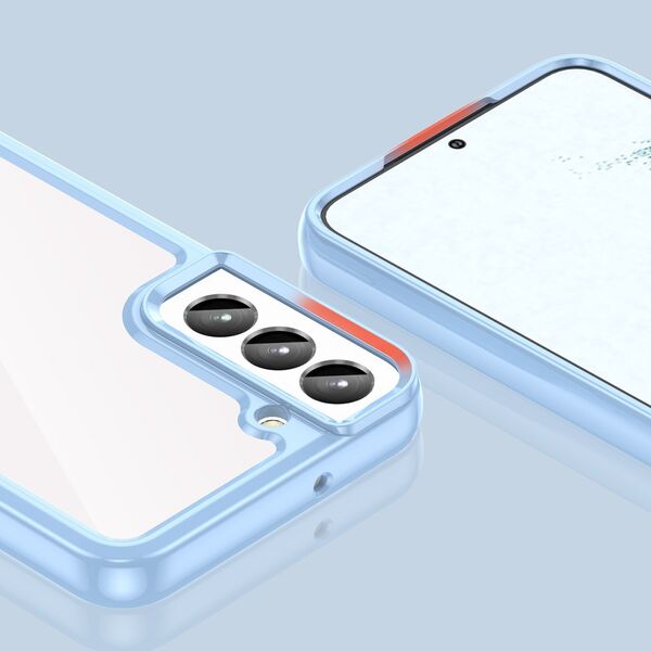 Hurtel Outer Space Case etui Samsung Galaxy S23+ pokrowiec z elastyczną ramką niebieskie 12521570 9145576268391