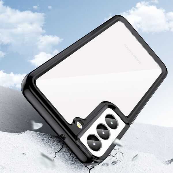 Hurtel Outer Space Case etui Samsung Galaxy S23+ pokrowiec z elastyczną ramką czarne 12521572 5907769310638