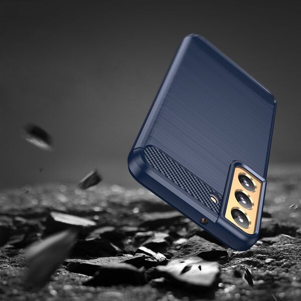 Hurtel Carbon Case etui Samsung Galaxy S23 elastyczny silikonowy karbonowy pokrowiec niebieskie 12521583 9145576268568