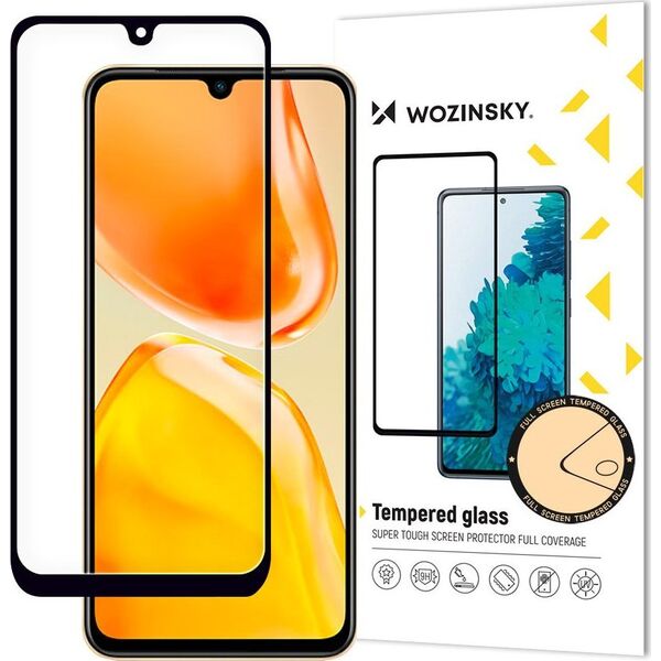 Wozinsky Wozinsky Full Glue szkło hartowane Vivo X80 Lite / V25 na cały ekran z ramką czarny (case friendly) 12522464 5907769309410
