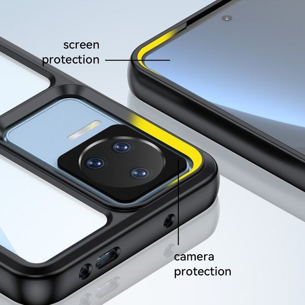 Hurtel Outer Space Case etui Xiaomi Poco F4 5G pokrowiec z elastyczną ramką czarne 12522671 5907769310768