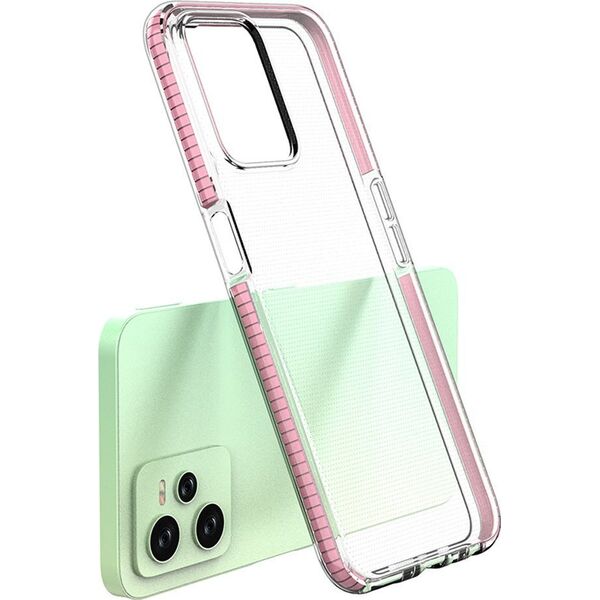 Hurtel Spring Case etui Realme C35 silikonowy pokrowiec z ramką czarne 12522702 9145576265109