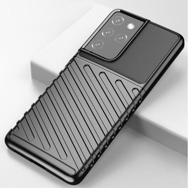 Hurtel Thunder Case etui Samsung Galaxy S23 Ultra silikonowy pancerny pokrowiec niebieskie 12522780 9145576268667