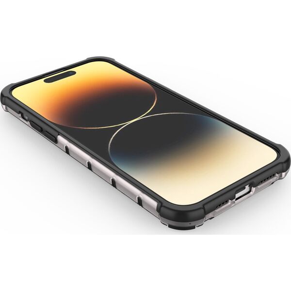 Hurtel Honeycomb etui iPhone 14 Pro pancerny hybrydowy pokrowiec przezroczyste 12522948 9145576266168